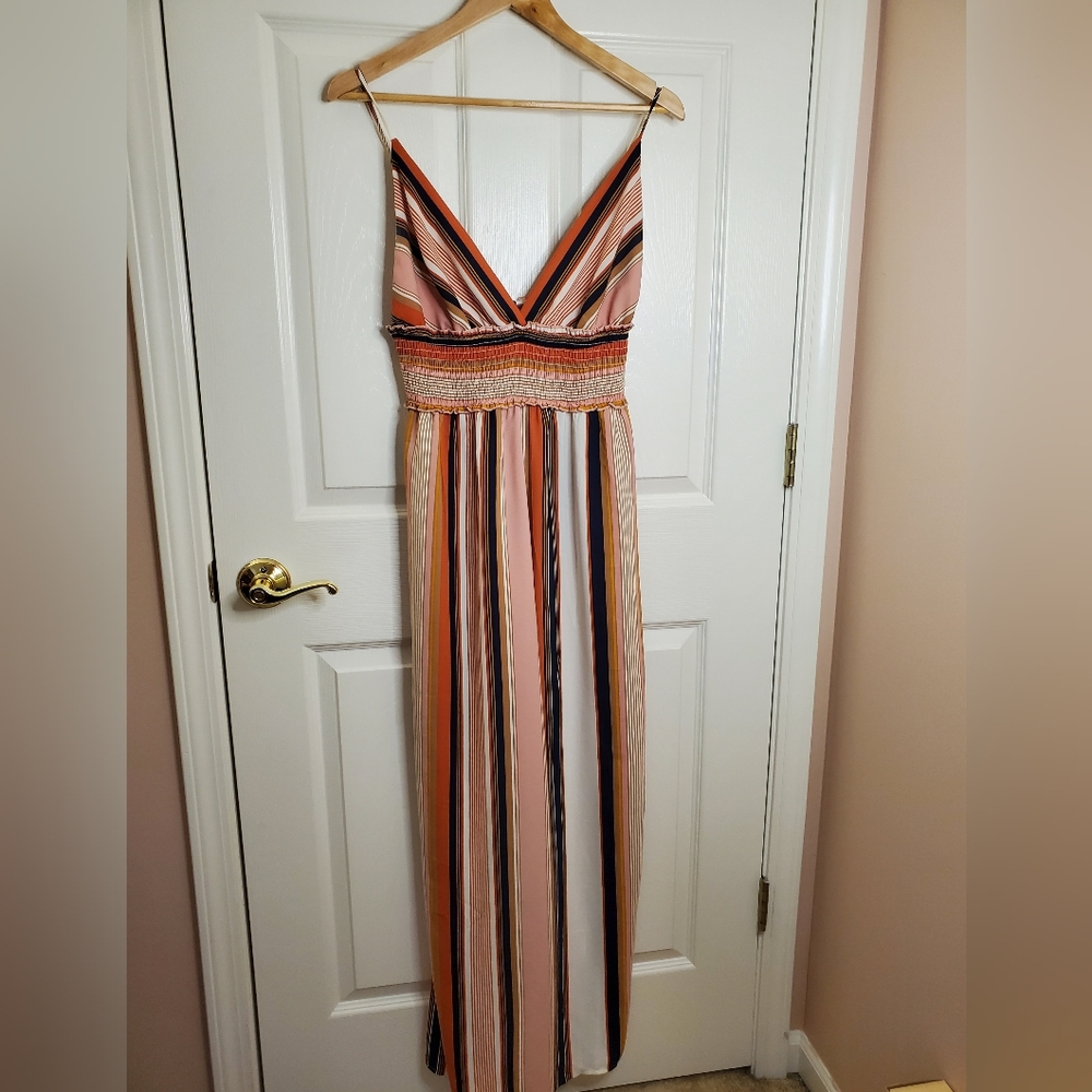 Stripe Jumpsuit